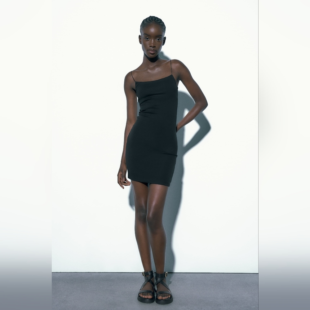 ZARA FITTED MINI DRESS